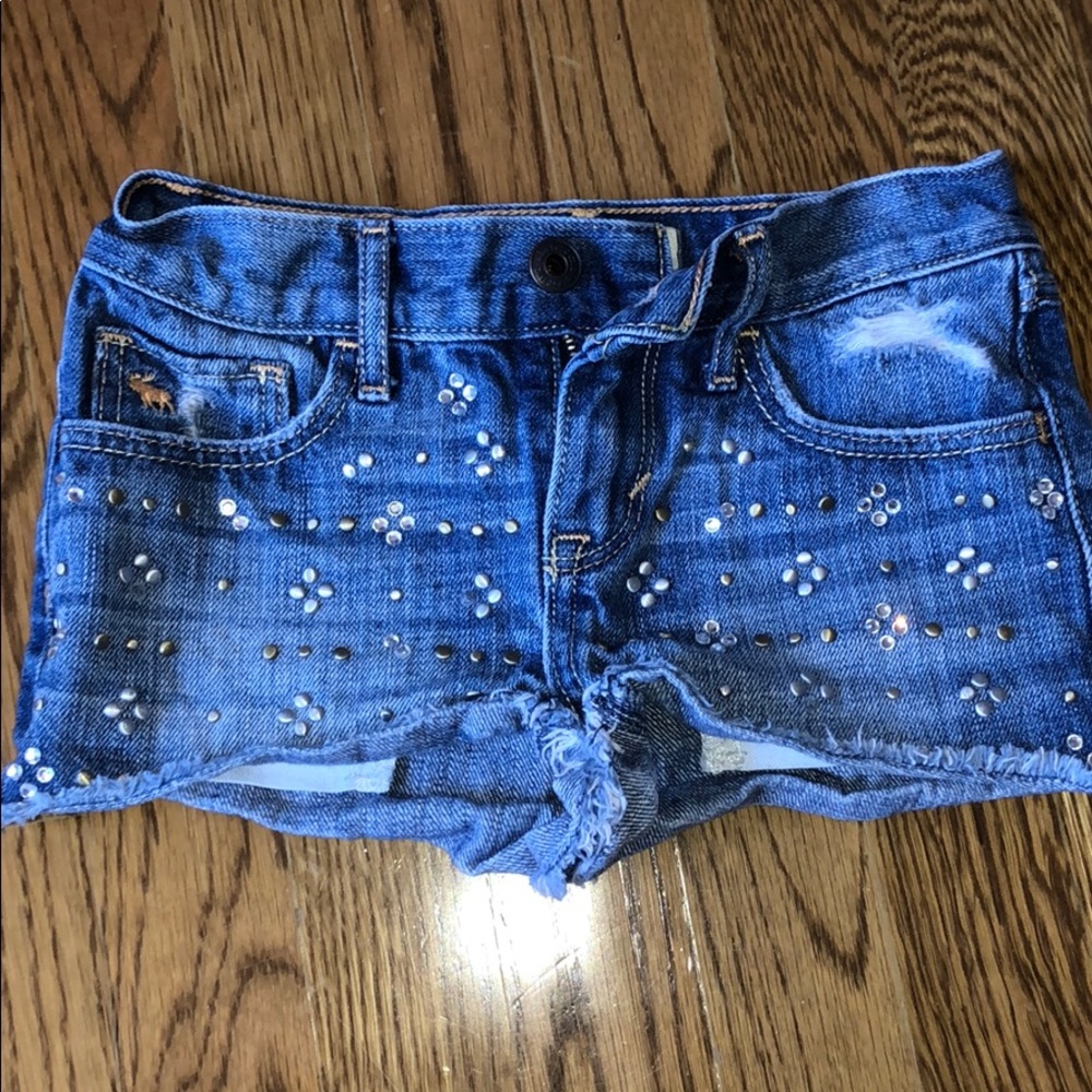Girls Abercrombie Denim Shorts -size 8